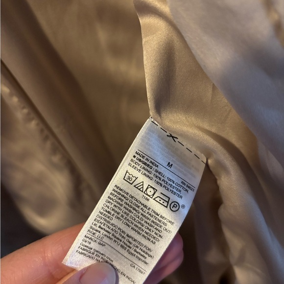 NWOT Banana Republic Beige Trench Coat - Picture 9 of 11